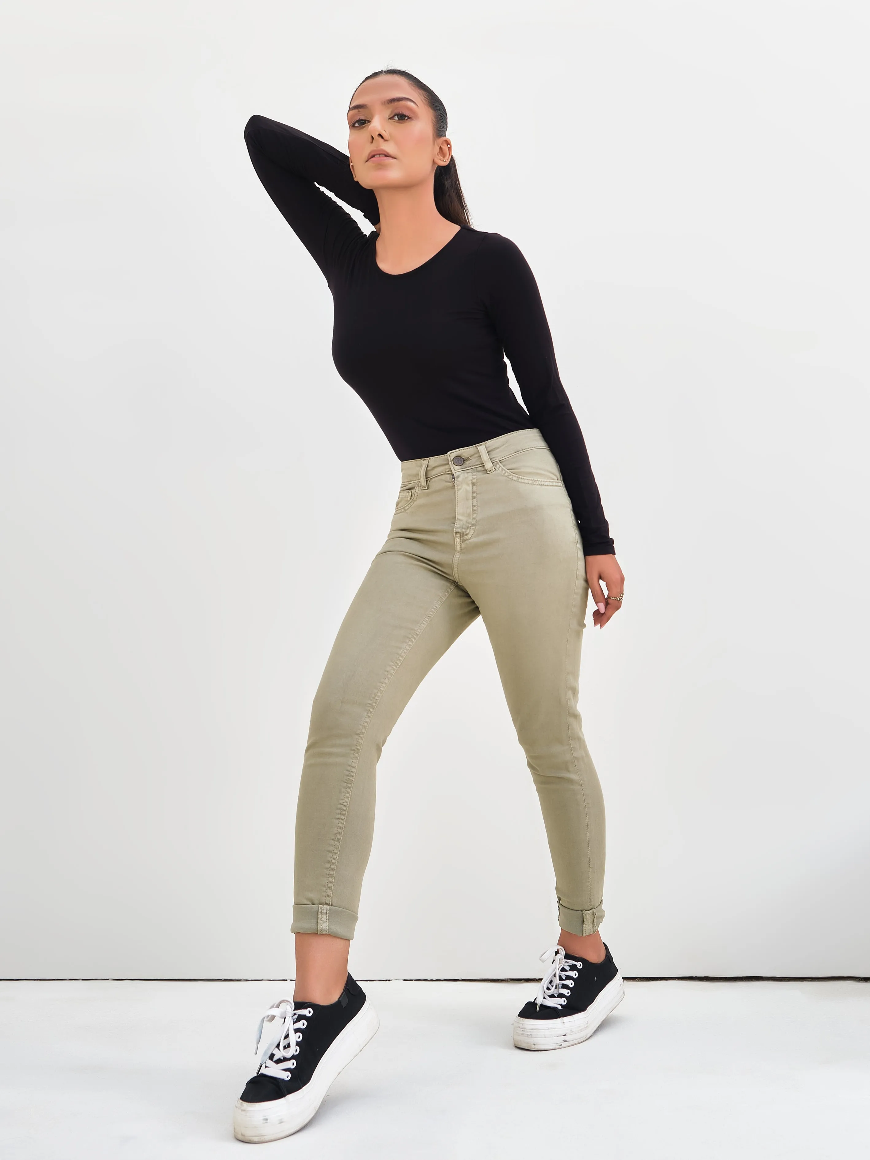 Lime Skinny Jeans
