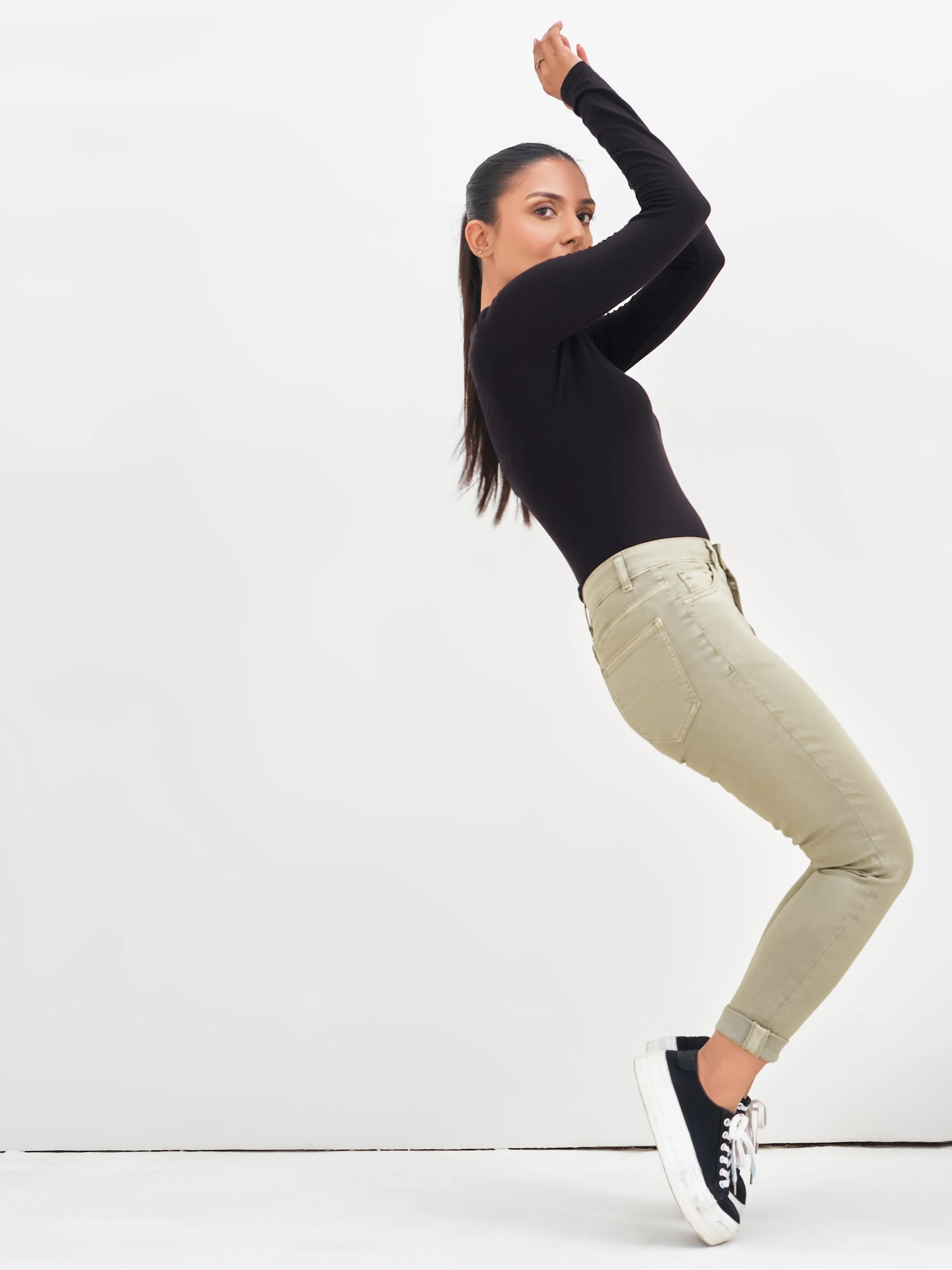 Lime Skinny Jeans