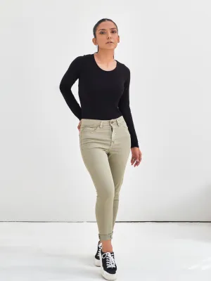 Lime Skinny Jeans