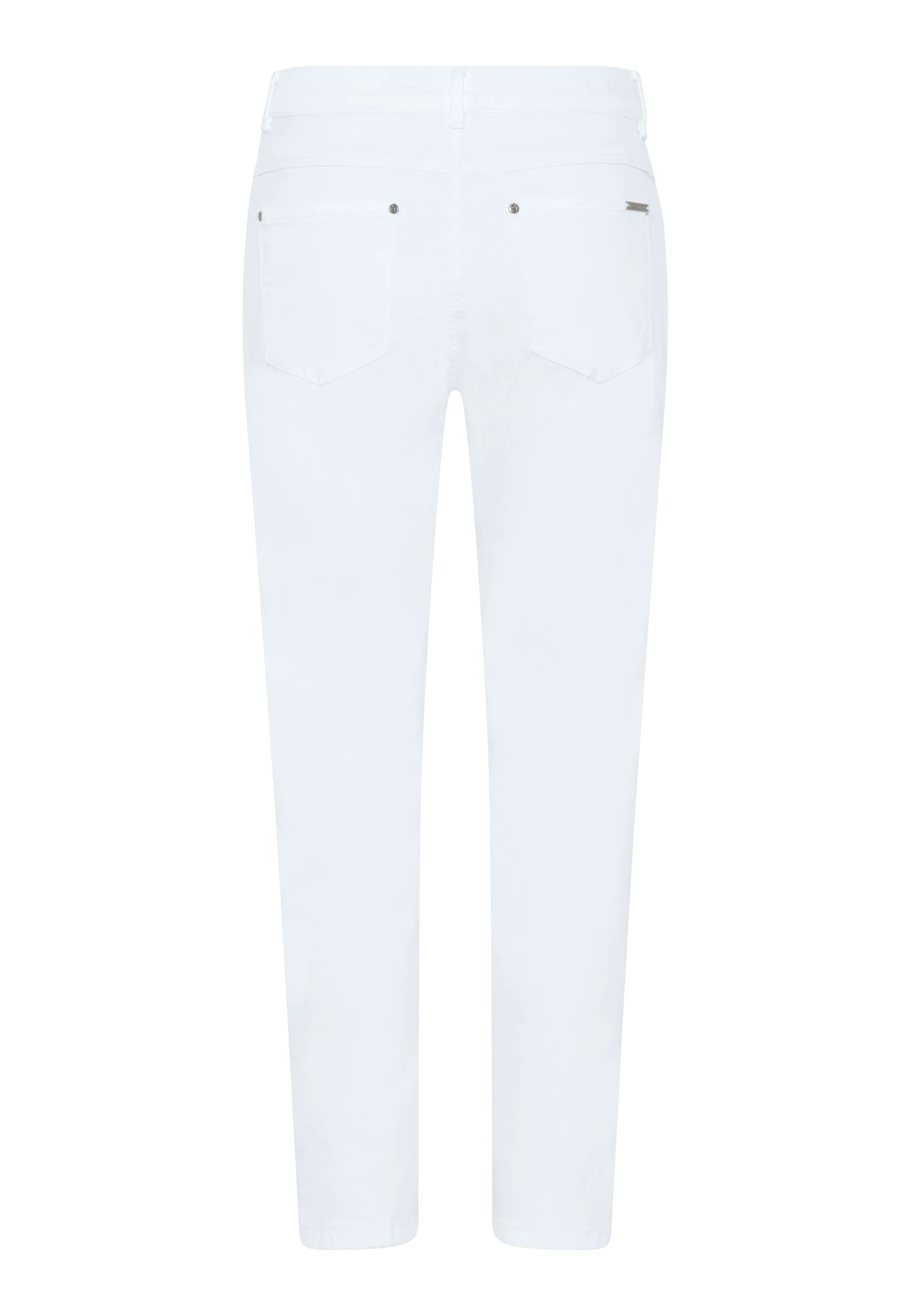 Magic Fit Cropped White Jeans
