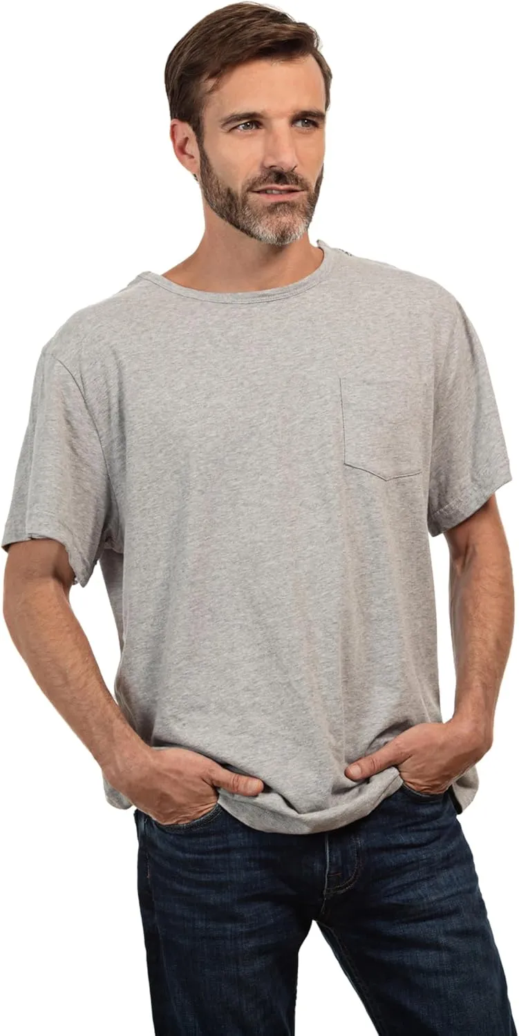 MAI Post Shoulder Surgery Shirts for Men - Tear Away Recovery Shirt, Premium Chemotherapy Clothing | Breathable & Comfortable