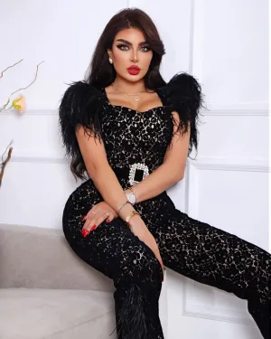 Maria Velvet Jumpsuit