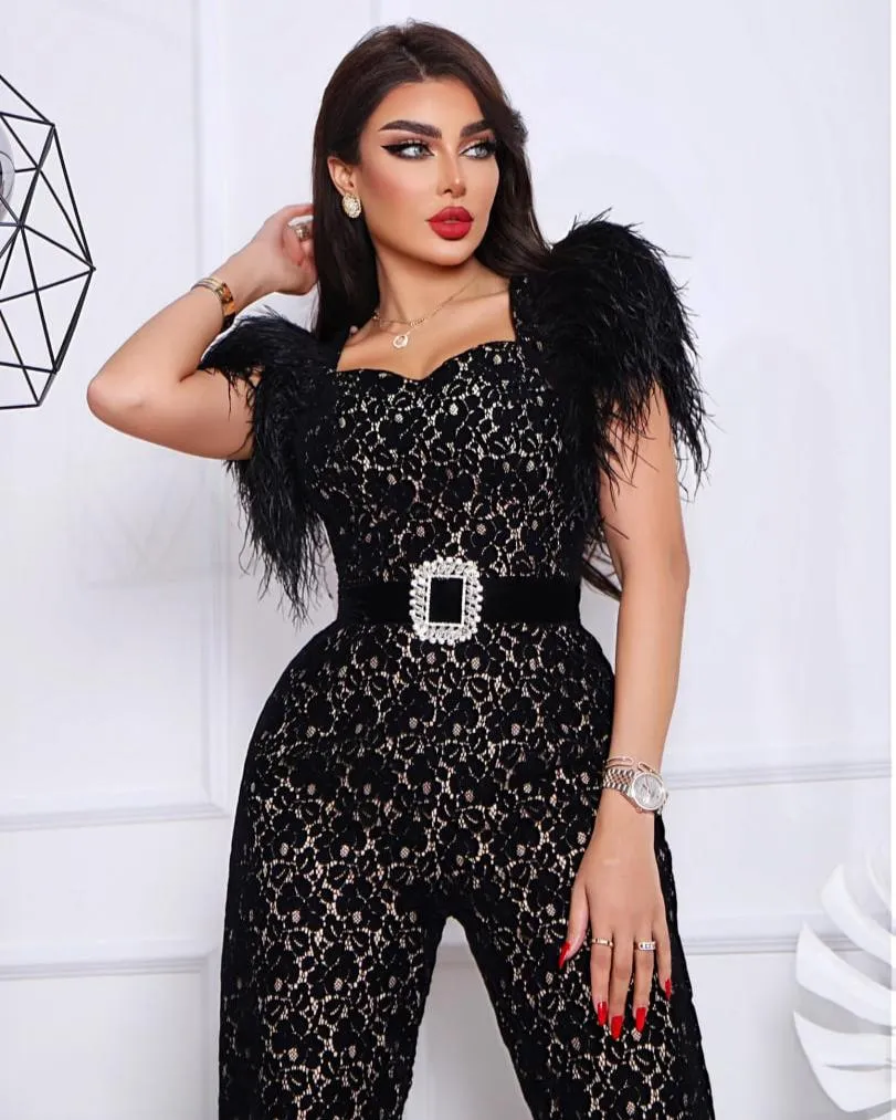 Maria Velvet Jumpsuit