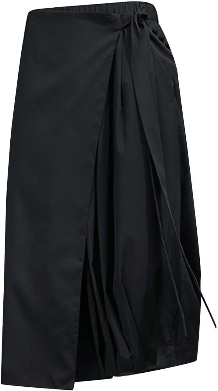 Mens Linen Cotton Capri Harem Pant Big and Tall Wide Leg Patchwork Culottes for Men Summer Lightweight Beach Yoga Long Short