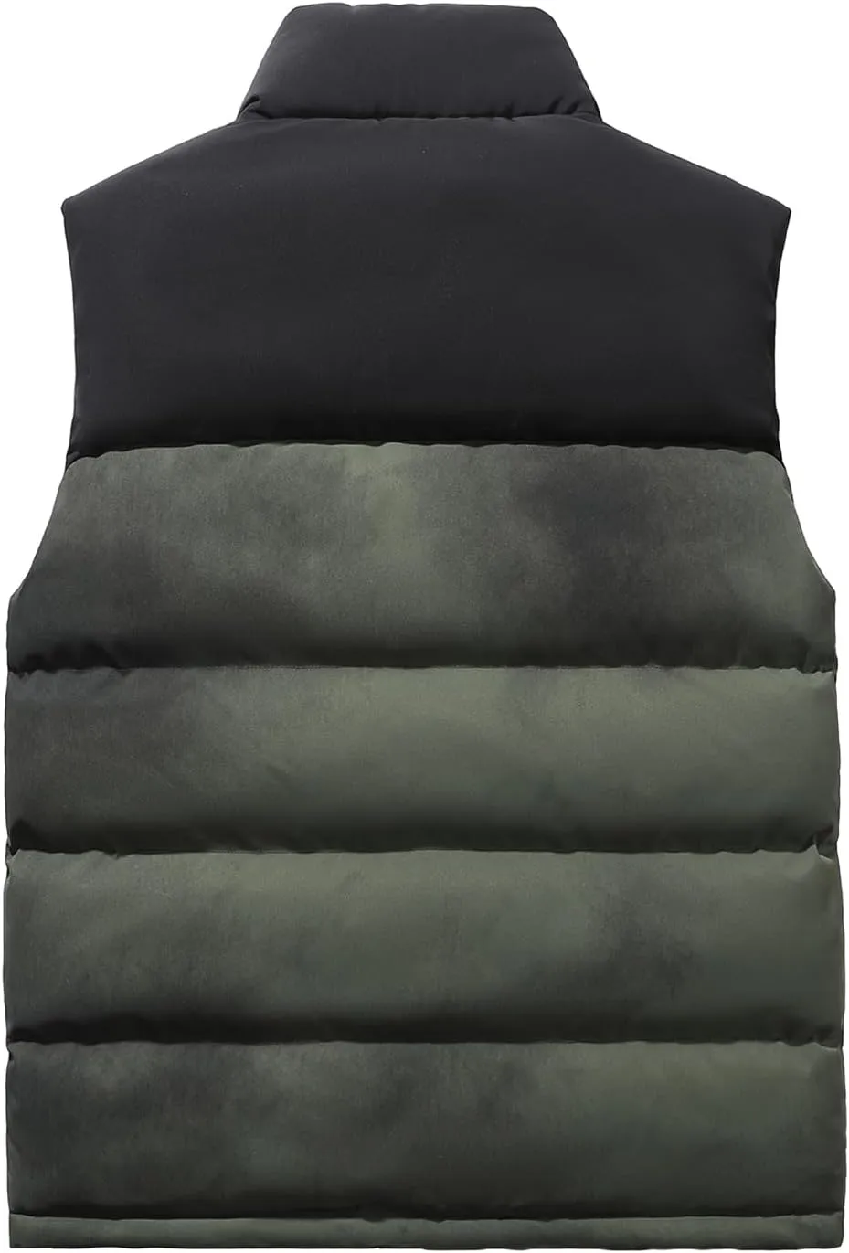 Men's Quilted Puffer Vest Sleeveless Warm Jacket Winter Water-Resistant Outdoor Puffy Vest Sizes M to 3XL