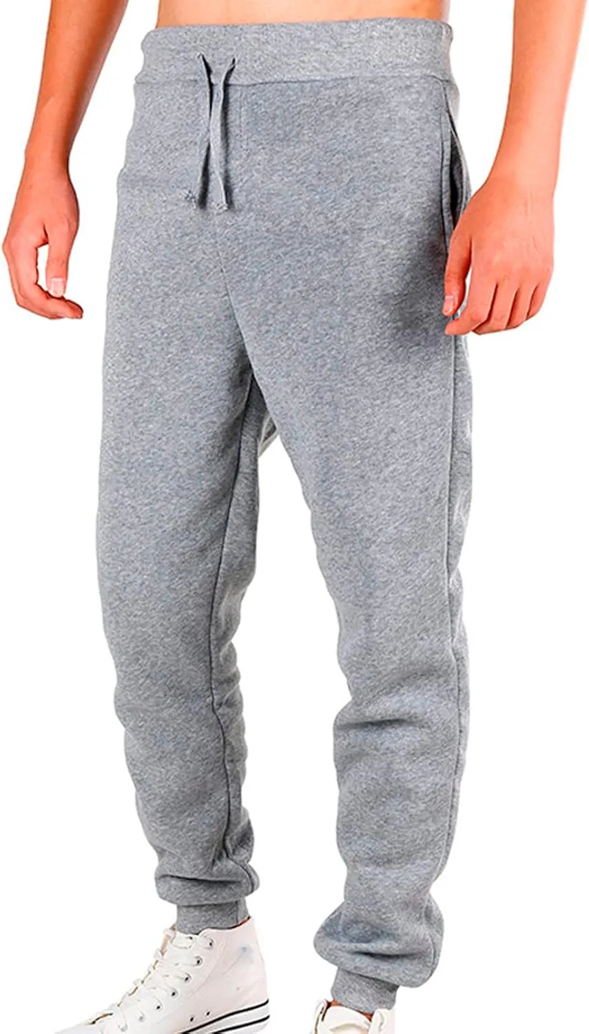 Mens Workout Cargo Sweatpants Sweatpants for Men Men's Active Basic Jogger Fleece Joggers Pants Men Outdoor Pocket