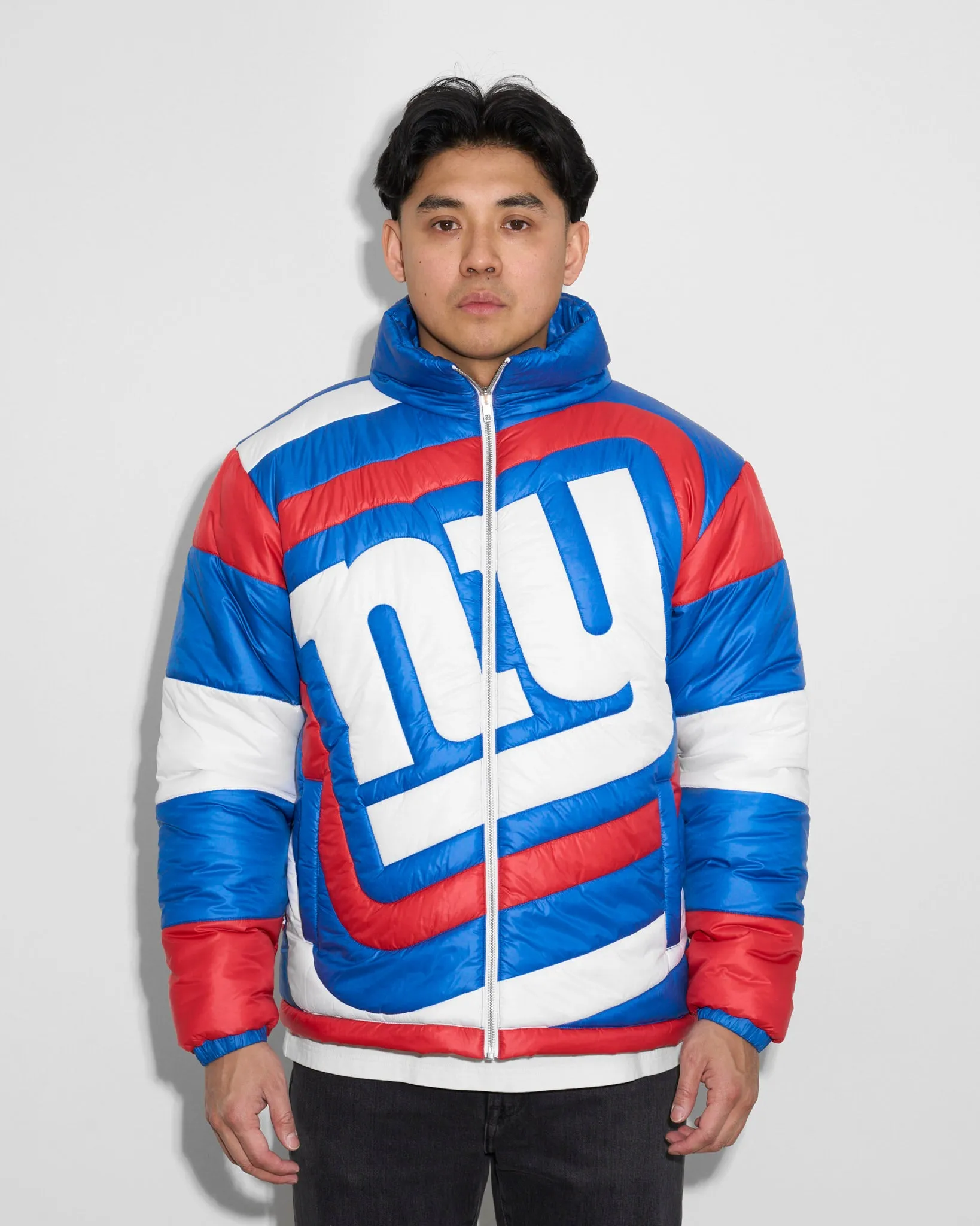 New York Giants 3D Quilted Puffer Jacket