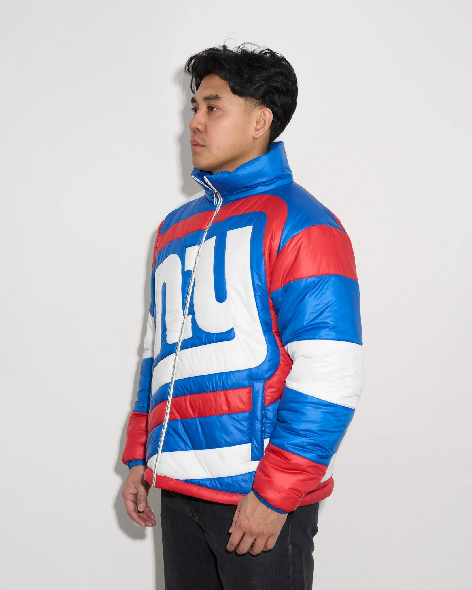 New York Giants 3D Quilted Puffer Jacket