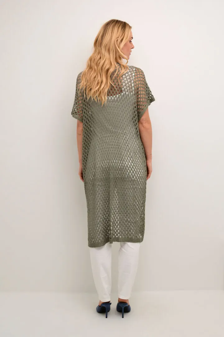 Oanah Crochet Sleeveless Cardigan
