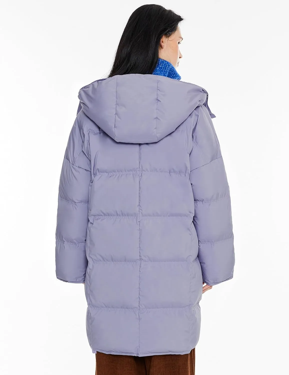 Orolay Women's Winter Down Jacket Puffy Puffer Jacket Warm Coat with Detachable Hood