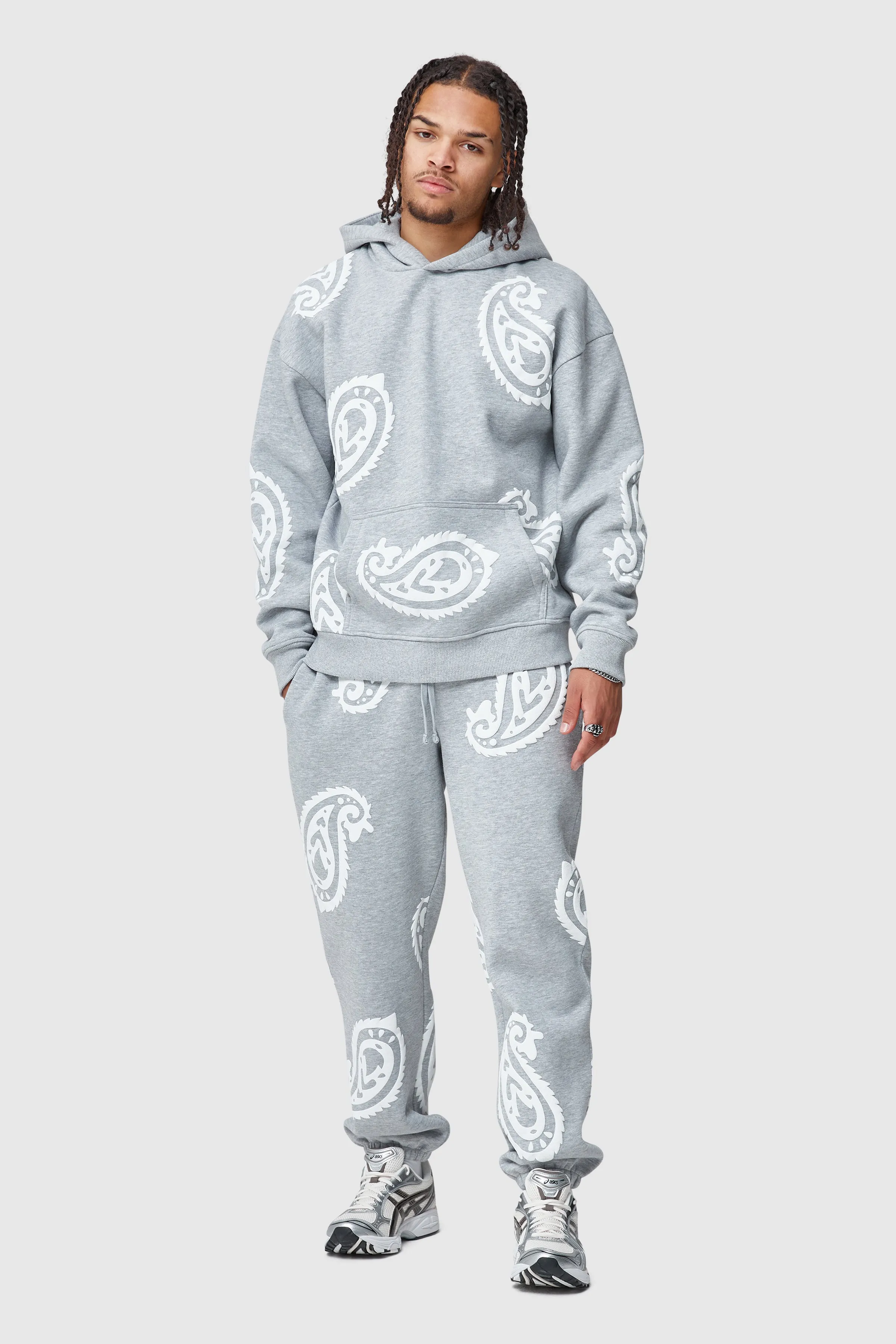 PAISLEY JOGGER - GREY