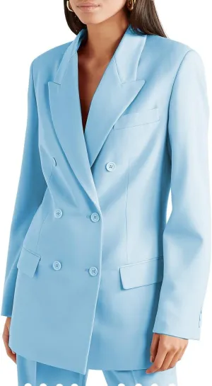 Pant Suits for Women's 2 Piece Pantsuits Notch Lapel Blazer Elegant Lady Business Outfits Work Office Pant Suit Set