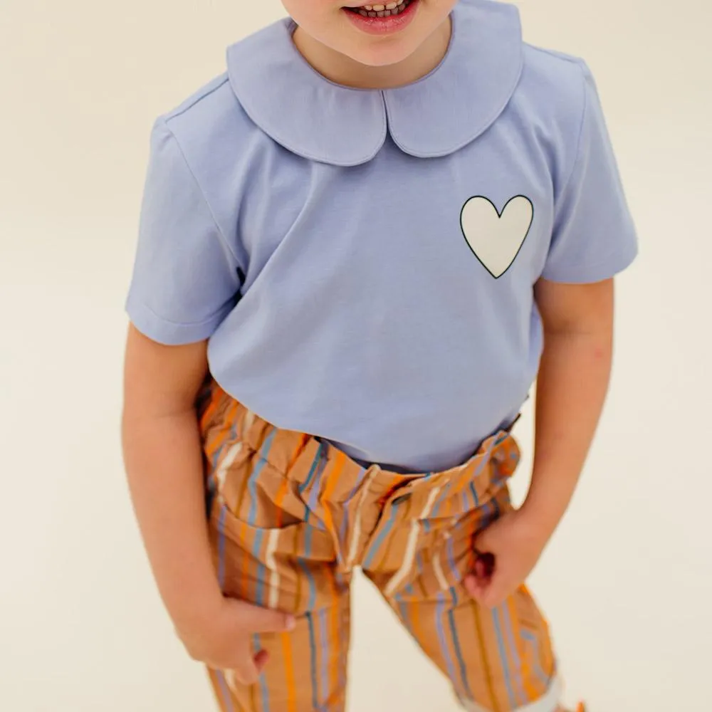 Pants High Waist Multi Colour Stripes