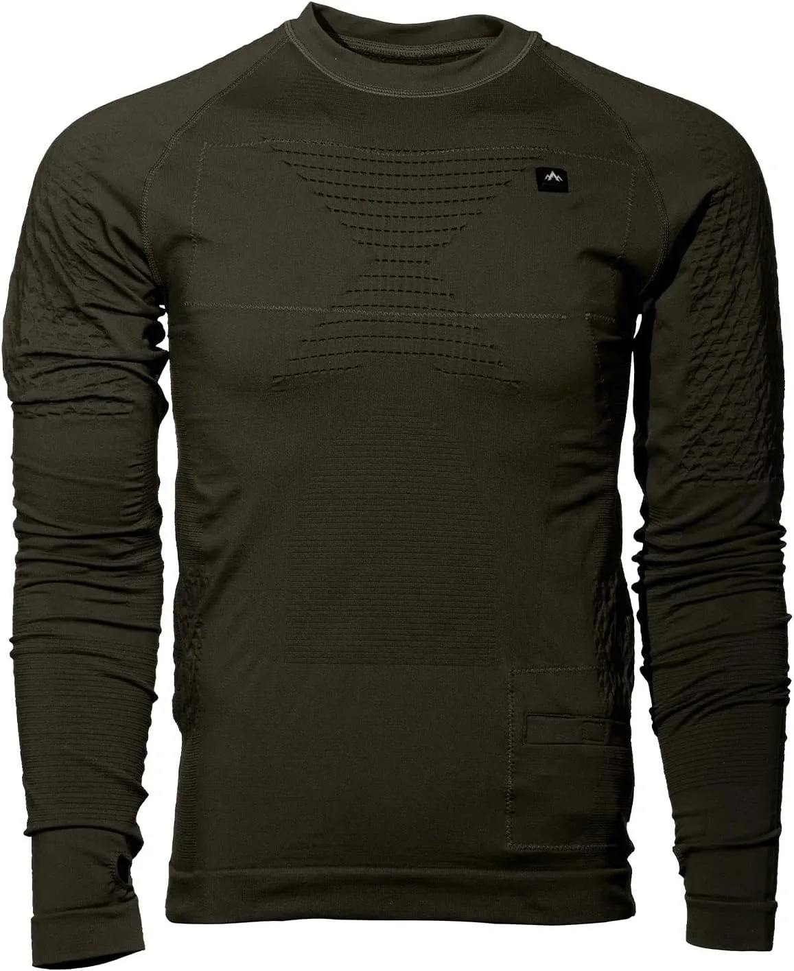 Pnuma Outdoors IconX Heated Core Comfortable Long Sleeve Shirt with Rechargeable Battery - Three Adjustable Heat Settings