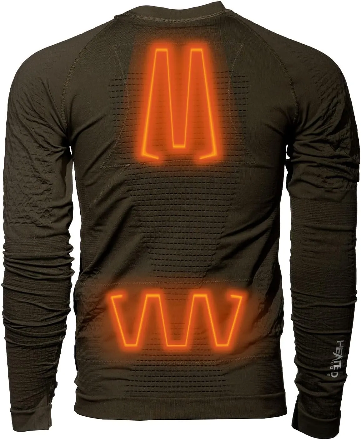 Pnuma Outdoors IconX Heated Core Comfortable Long Sleeve Shirt with Rechargeable Battery - Three Adjustable Heat Settings