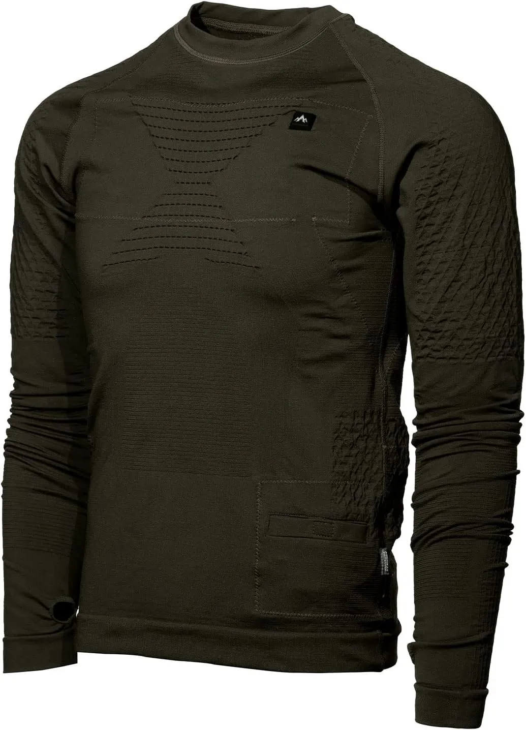 Pnuma Outdoors IconX Heated Core Comfortable Long Sleeve Shirt with Rechargeable Battery - Three Adjustable Heat Settings