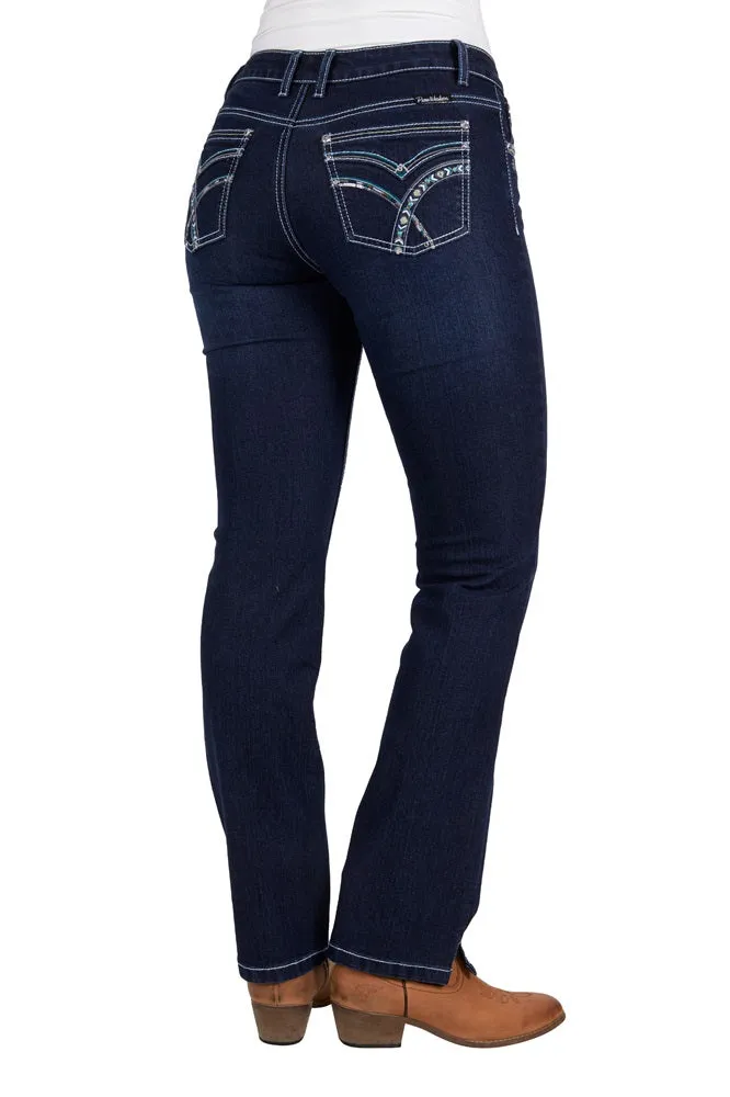Pure Western Womens Jeans | Oda | Straight Leg | Midnight