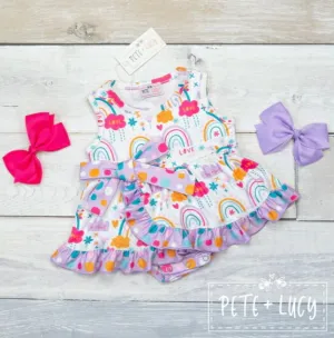 Rainbow Fun Infant Romper