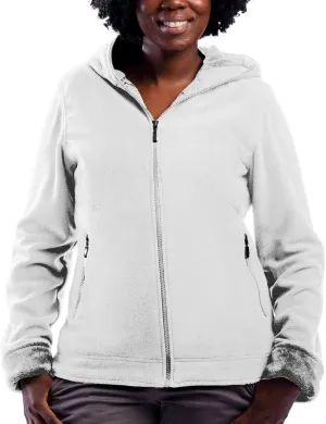 SCOTTeVEST Hoodie for Women - 14 Hidden Pockets - Warm Fleece Zip Up Sweatshirt for Travel & More