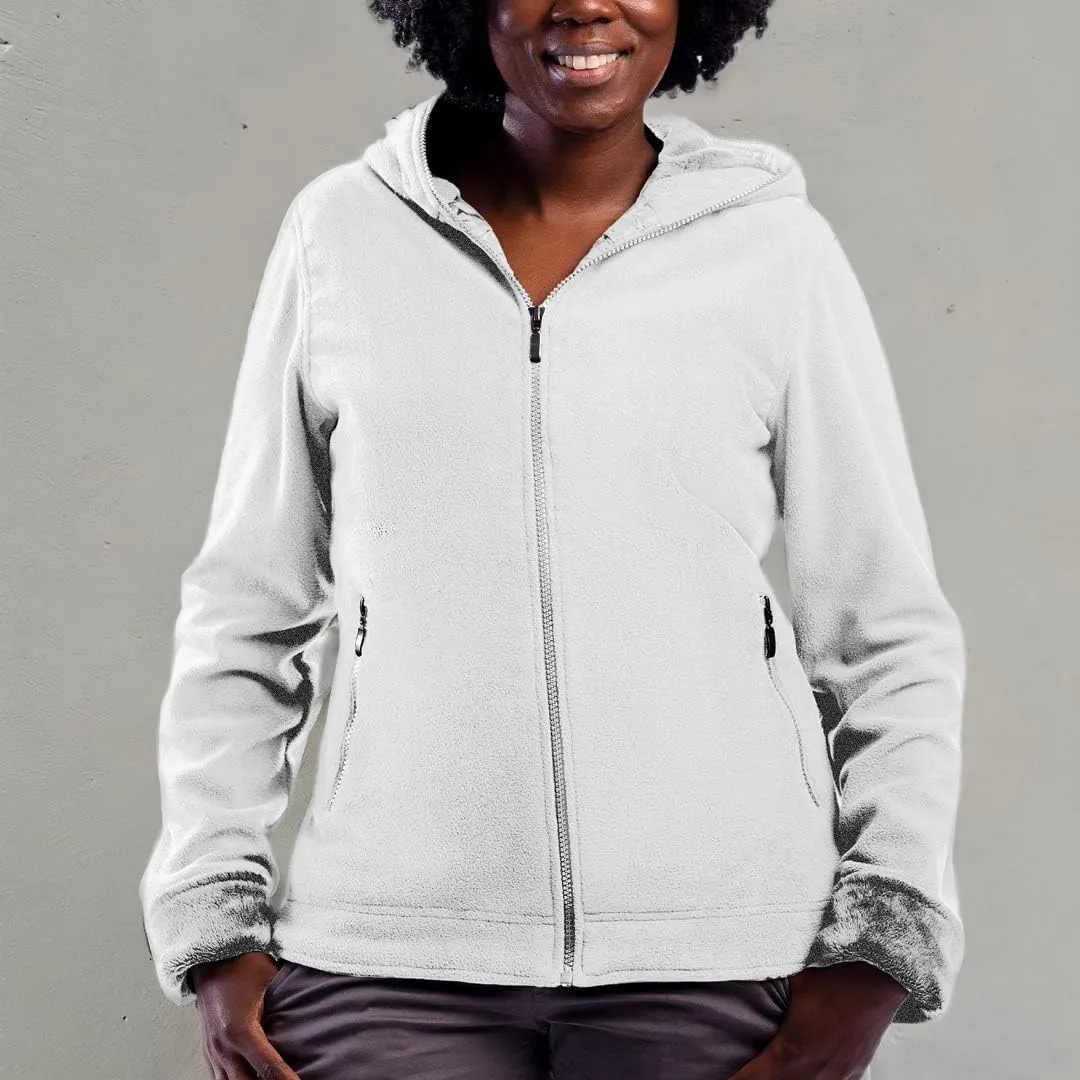 SCOTTeVEST Hoodie for Women - 14 Hidden Pockets - Warm Fleece Zip Up Sweatshirt for Travel & More