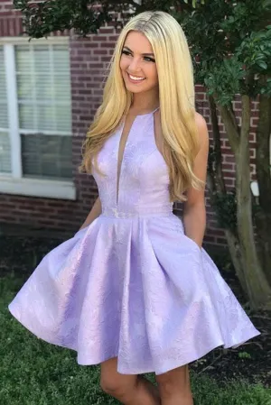 Sleeveless Lace Short Cocktail Dresses Homecoming Dresses