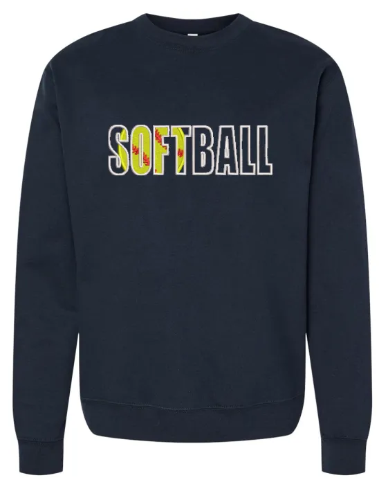 Softball/Baseball Embroidered Sweaters