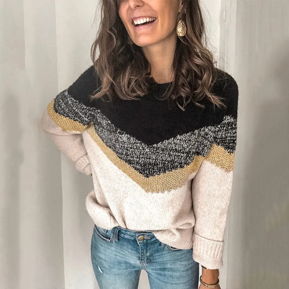 Stylish Loose Women's Pullover Sweater