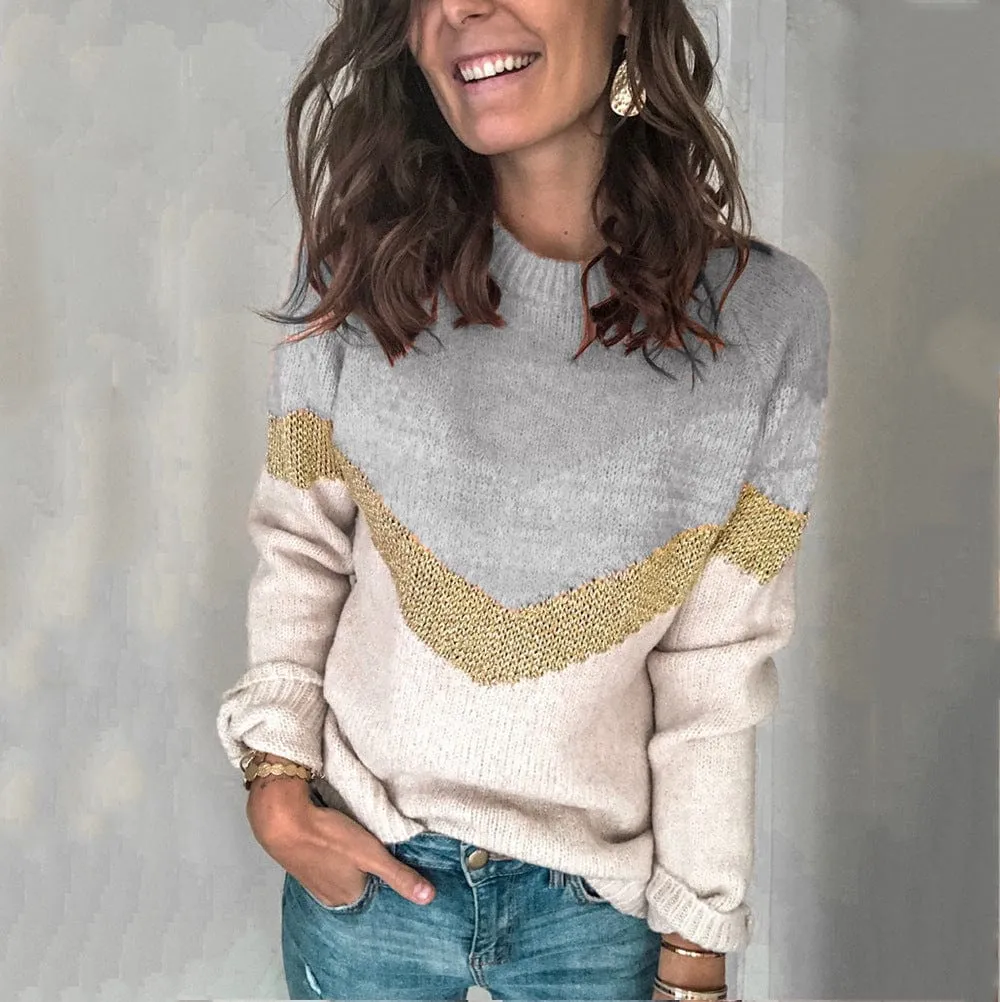 Stylish Loose Women's Pullover Sweater