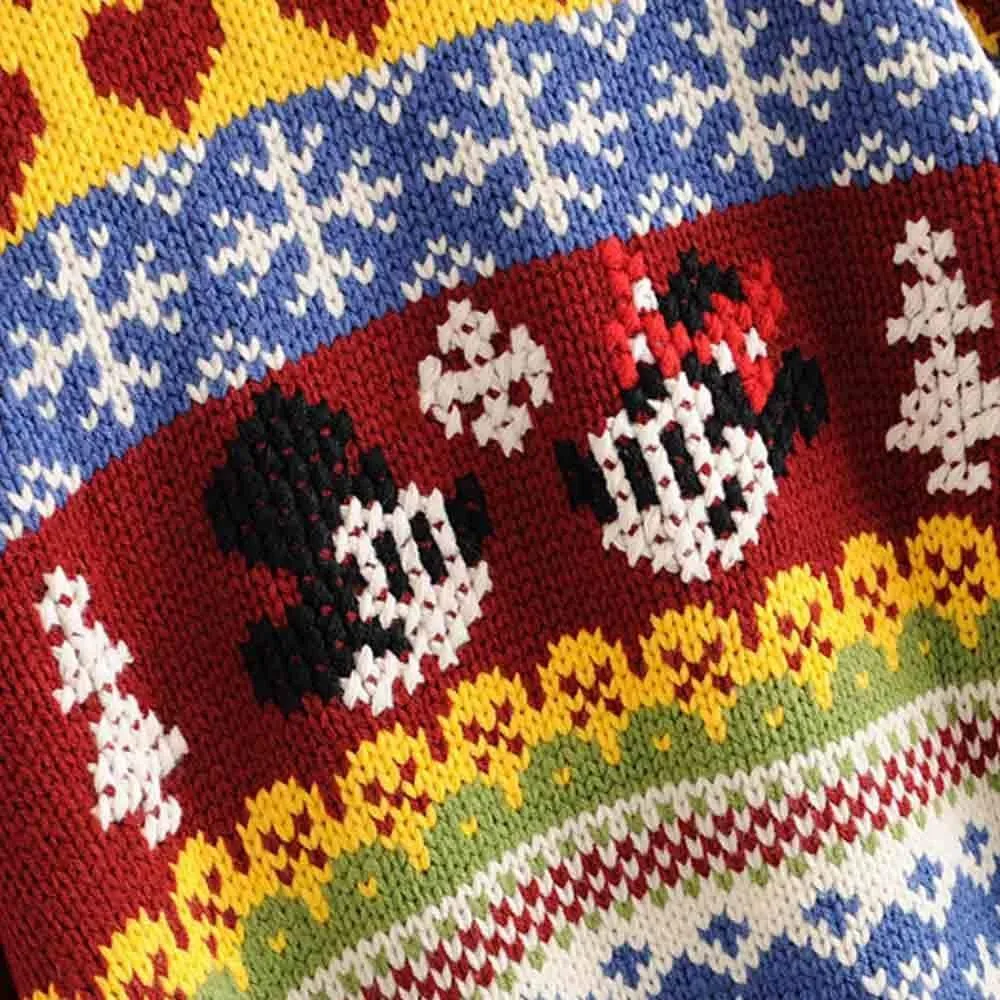 STYLISH MICKEY MOUSE KNITTED SWEATER