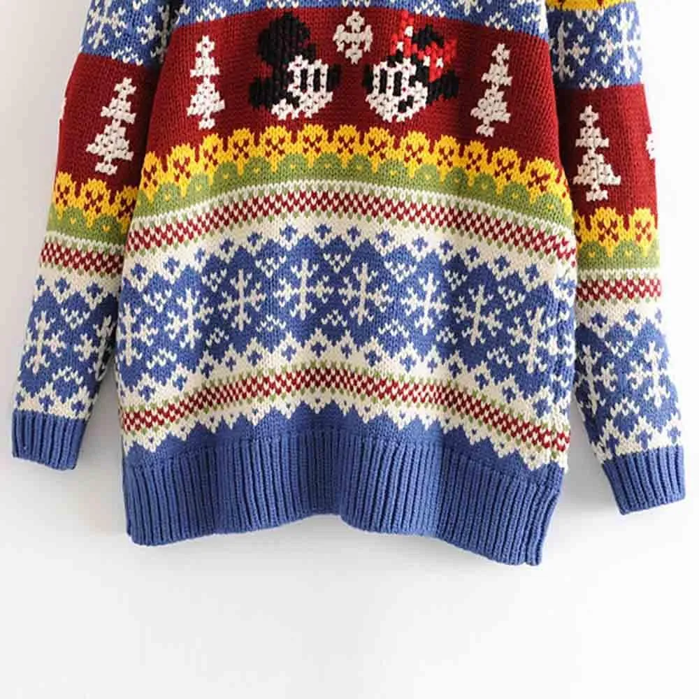 STYLISH MICKEY MOUSE KNITTED SWEATER