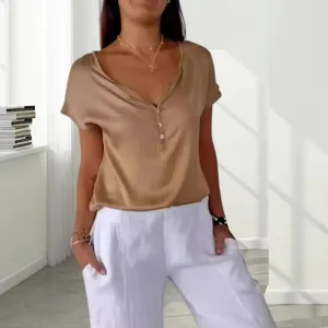 Sylis | Elegant V-Neck Top