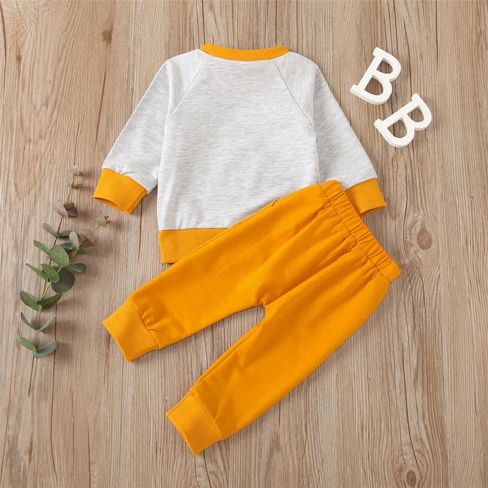 Unisex Casual Long Sleeve Top & Pants Girls Wholesale Childrens Clothing