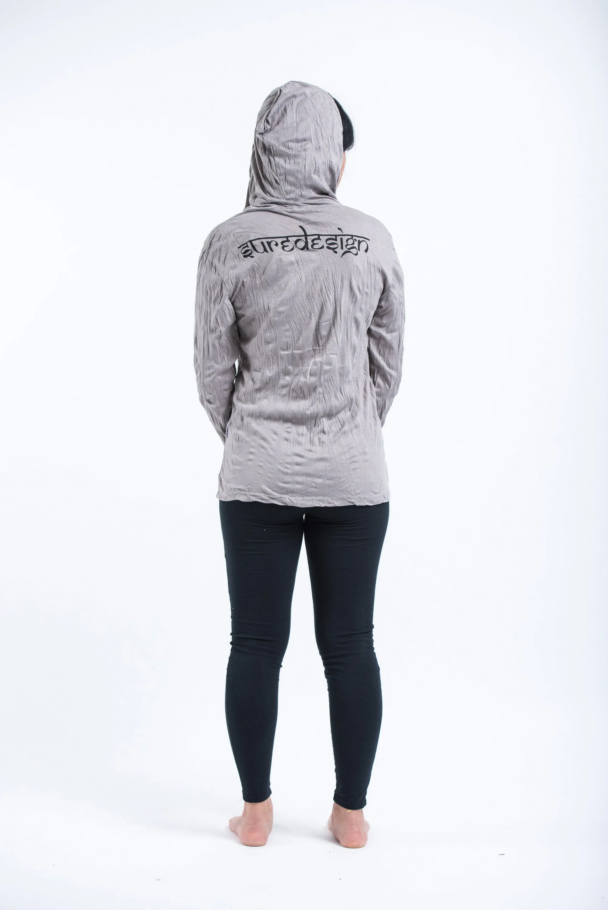 Unisex Octopus Mandala Hoodie in Gray