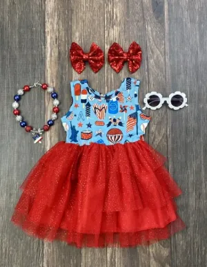 USA Celebration Tulle Dress