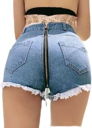 Women Sexy Cut Off Low Waist Denim Jeans Shorts Mini Hot Pants