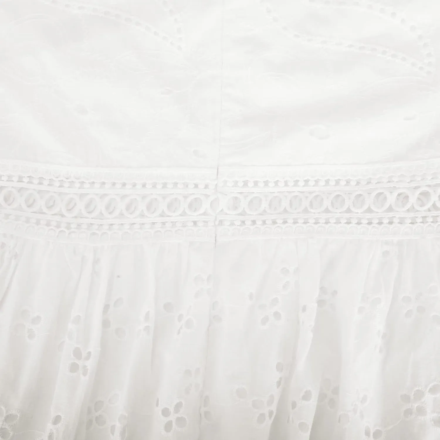 Women's Boho Lace Dress,2025 Spring Summer Vacation Aline Dresses V Neck Half Sleeve Beach Ruffle Pleated Dress Loose