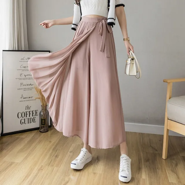 Women’s High-Waist Wrap Skirt & Pants
