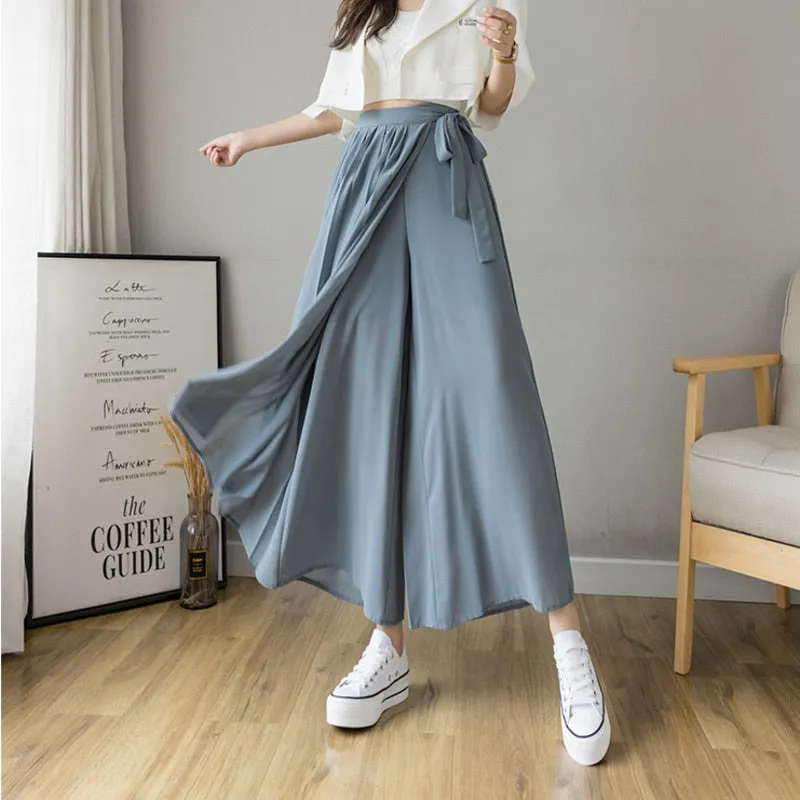 Women’s High-Waist Wrap Skirt & Pants