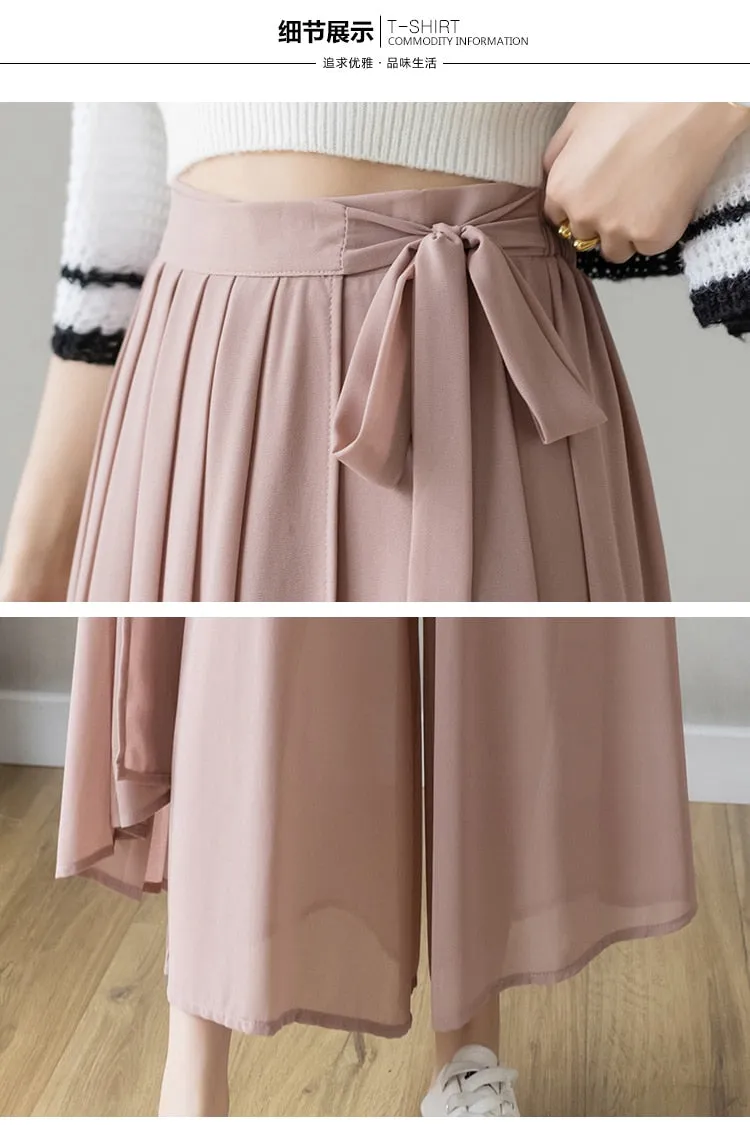 Women’s High-Waist Wrap Skirt & Pants