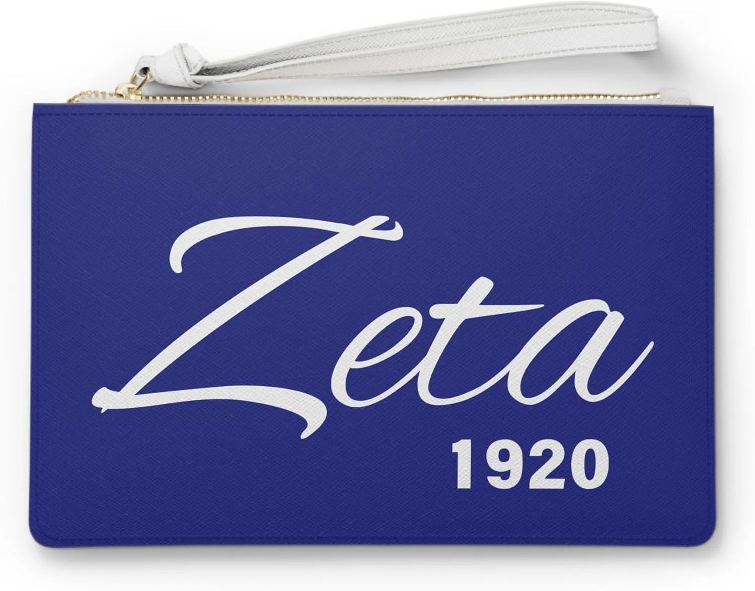 Zeta Inspired Clutch Bag, 1920s Royal Blue and White Purse, Evening Handbag, Vintage Style Accessories, Art Deco Clutch,