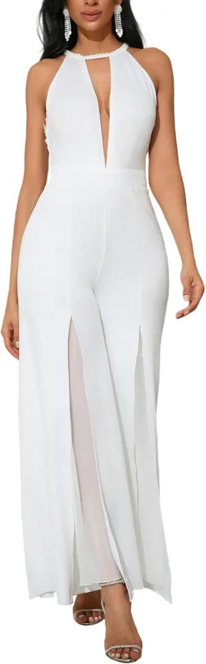 ZVO Jumpsuit For Women Pants Rompers Elegant Prom And Cocktail Party Evening Party Outfits